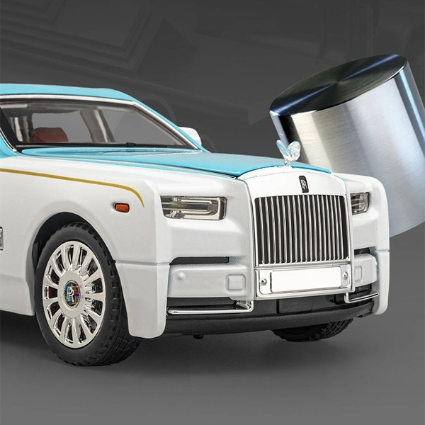 Che Zhi rolls royce Diecast Model Cars Phantom Front Wheel Steering Custom Model Car Simulation Diecast Toys for Kids