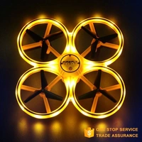 Tracker CX-50 Mini UFO Quadcopter RC Drone | Infrared Induction Hand-Control Toy with LED Lights for Kids & Beginners