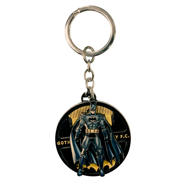 Batman - Zinc Alloy Rotating Keychain – Stylish 360° Spinner Key Ring for Car, Bike & Home Keys