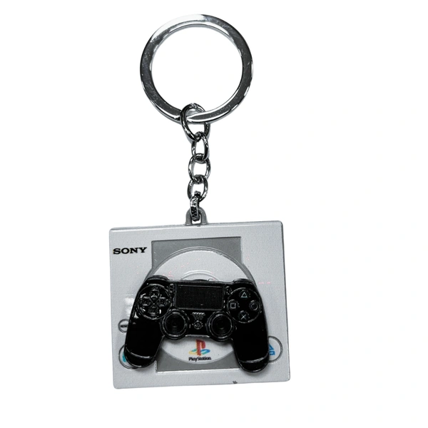 Play staation - Zinc Alloy Rotating Keychain – Stylish 360° Spinner Key Ring for Car, Bike & Home Keys