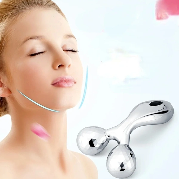 3D Roller Massager Face Massage Y Shape 360 Rotate Thin Face Body Shaping Relaxation Lifting Wrinkle Remover Facial Massager