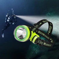 Outdoor Diving Super Bright Head Light Waterproof  IPX8  Li-Ion Battery Rechargeable Ultra-Long Range Deep Diving Led Head Lamps-SQ-902