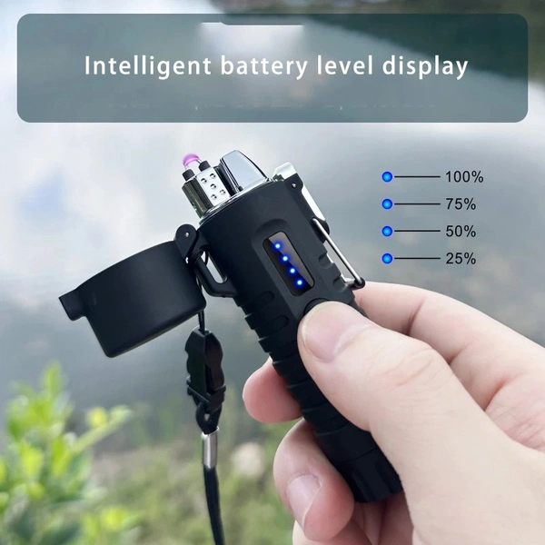Multi-functional Outdoor Lighter Flashlight | Waterproof & USB Rechargeable