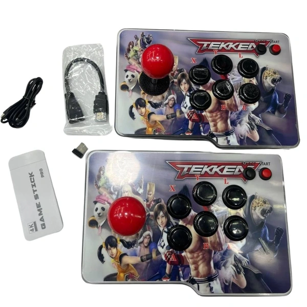 Fusion Wireless Arcade Stick – Double Rocker Game Console with TV Connection, Classic Games & High-Res Display