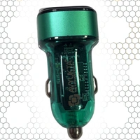 AVYUKTA 55W Car Charger with PD 30W and QC 4.0 Quick Charge | Super Fast Dual Port Car Adapter