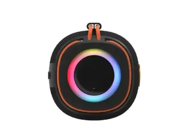 Aibimy MY-212BTS Waterproof Bluetooth Speaker with RGB Lights, IPX6, TWS, 1200mAh Battery and Multi-Input Support