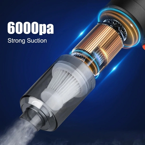 Clean on the go with our 3 in 1 Vacuum Cleaner! Powerful, portable, and perfect for your car and home.