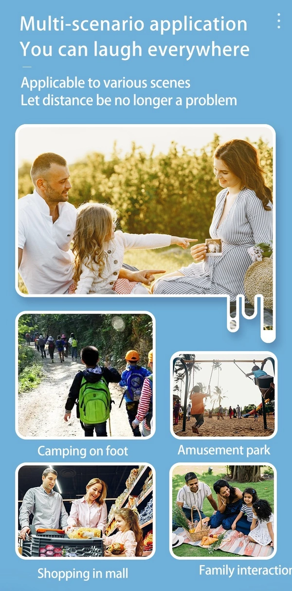 2024 Mini Handheld Kids Walkie-Talkie | 3km Range UHF Toy | Perfect Christmas Diwali Gift for Children