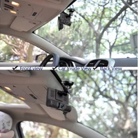 3 Channel Vehicle Driving Recorder | 4.0 Inch HD Screen, 1080p Dash Cam with Motion Detection