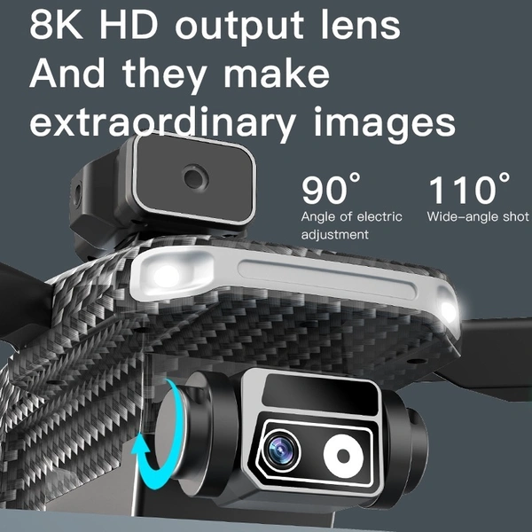 JS29 Drone 4k Dual Camera Obstacle Avoidance Optical Flow Wifi Fpv Foldable Brushless Motor Rc Dron Profesional Quadcopter Toy