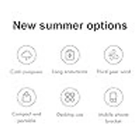 Cooling Fan, Built in Semiconductor Cooler Widely Used Quick Cooling Pocket Fan Convenient 3 Adjustable Speed for Office