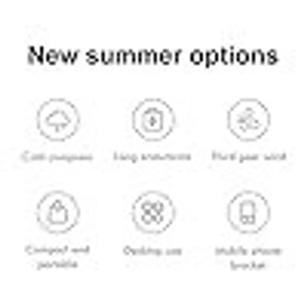 Cooling Fan, Built in Semiconductor Cooler Widely Used Quick Cooling Pocket Fan Convenient 3 Adjustable Speed for Office
