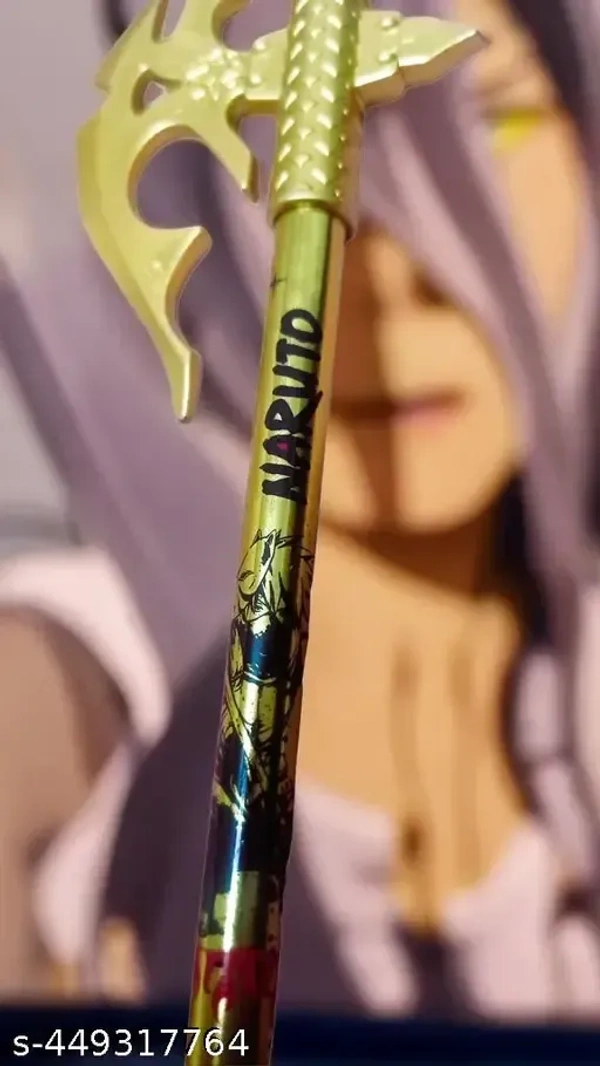 Naruto Axe Design Pen – Golden & Silver for Anime Lovers | 1PCS
