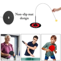 Rebound Table Tennis Trainer Portable Ping-Pong Paddle Tennis Training Set Indoor Sports Exercise Training Kit