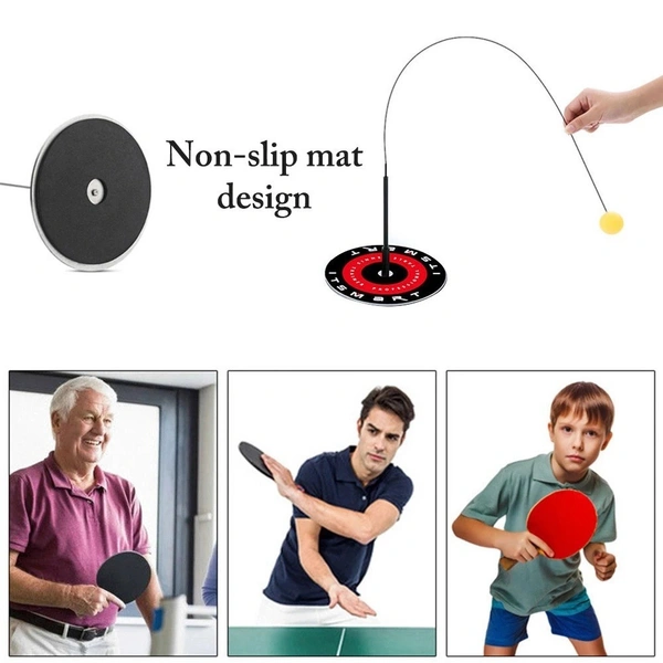 Rebound Table Tennis Trainer Portable Ping-Pong Paddle Tennis Training Set Indoor Sports Exercise Training Kit