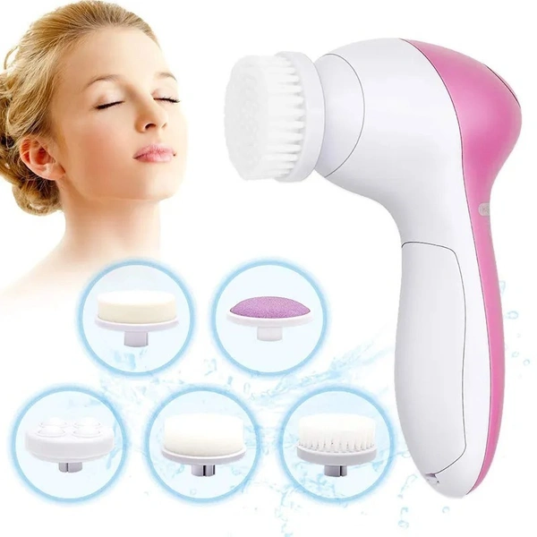 5 in 1 silicone cleanser, Deep Cleanser, pore cleanser, facial massage, skin care, waterproof makeup brush