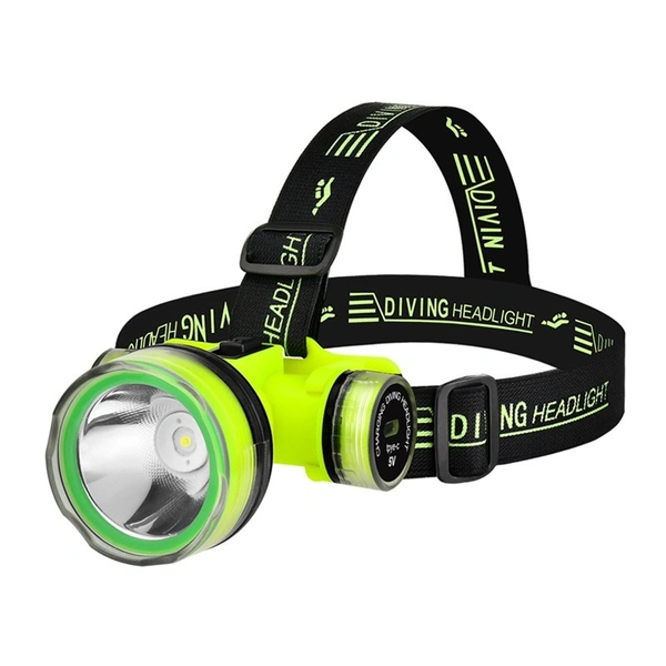 Outdoor Diving Super Bright Head Light Waterproof  IPX8  Li-Ion Battery Rechargeable Ultra-Long Range Deep Diving Led Head Lamps-SQ-902