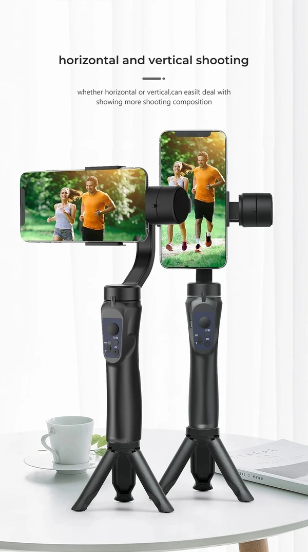 3-Axis Handheld Cell Mobile Phone Gimbal Stabilizer 360° Auto Adjustable DSLR Gimbal Estabilizador - Camera & Smartphone Stabilizer