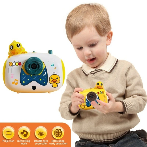 Cartoon Simulation Early Education Music Puzzle Light Story Machine Kids Fairy Tale Camera Projector