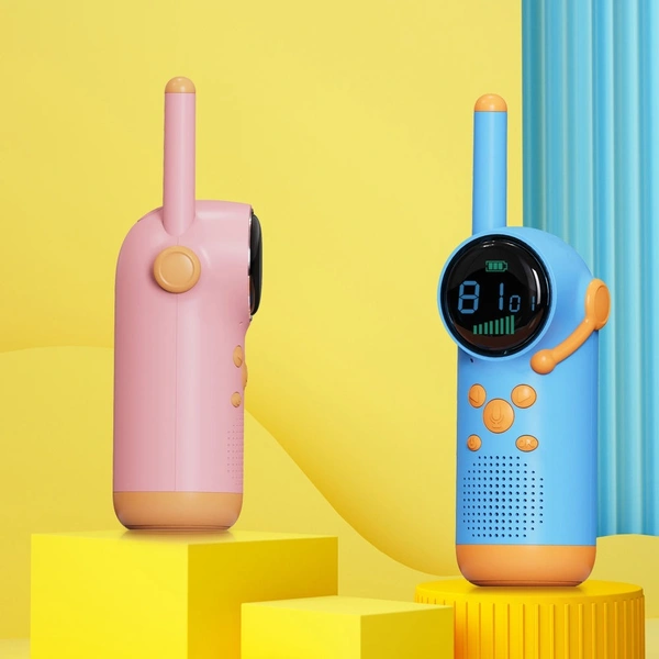 2024 Mini Handheld Kids Walkie-Talkie | 3km Range UHF Toy | Perfect Christmas Diwali Gift for Children