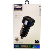 Avyukta Mobile 55W Car Charger with PD 30W and QC 4.0 Quick Charge | Super Fast Dual Port Car Adapter