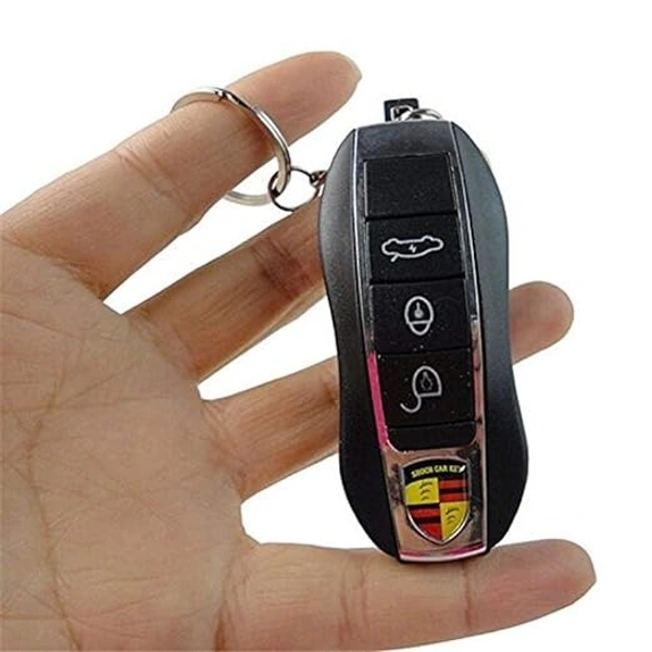 Shock Remote Control Key Car | LED Light, Laser Effects, and Exciting Features Keychain 