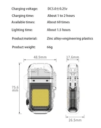 Rechargeable Coil Lighter with LED Light – Windproof, USB Charging, Camping & Outdoor Use
