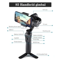 3-Axis Handheld Gimbal Stabilizer for Smartphones & Gopro with Face & Object Tracking Motion, Various Time Lapse Features