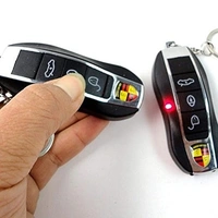 Shock Remote Control Key Car | LED Light, Laser Effects, and Exciting Features Keychain 