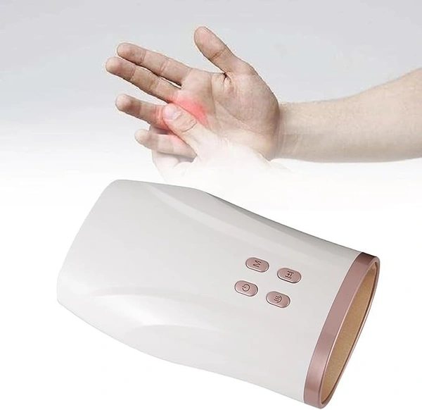 USB Rechargeable Hand Massager with Heating & Acupressure – Relieve Hand Numbness & Muscle Tension