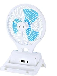 Rechargeable Table Fan – Whisper-Quiet, 360° Oscillation, Long Battery Life & USB Charging