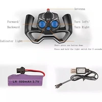 Crizer High-Speed Drift Car – Double-Sided Stunt RC Car with 360° Rotation & LED Lights