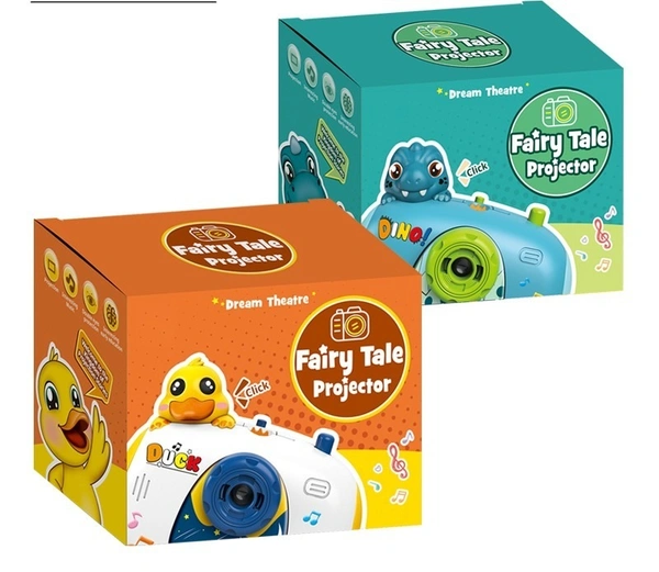 Cartoon Simulation Early Education Music Puzzle Light Story Machine Kids Fairy Tale Camera Projector