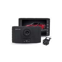 3 Channel Vehicle Driving Recorder | 4.0 Inch HD Screen, 1080p Dash Cam with Motion Detection