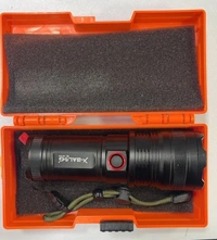 USB Rechargeable Flashlight COBA TG with 6000mAh Lithium Battery