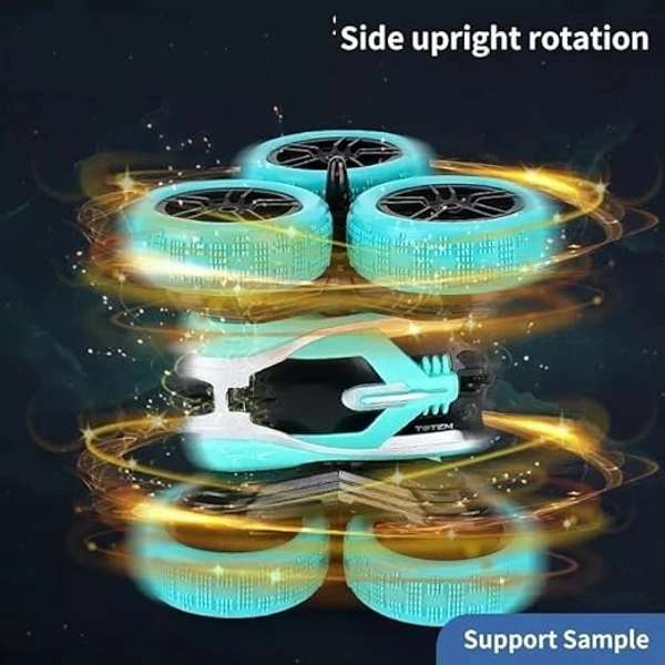 Crizer High-Speed Drift Car – Double-Sided Stunt RC Car with 360° Rotation & LED Lights