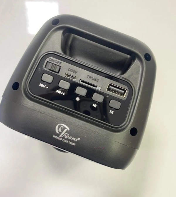 TRM SP-034 Changing Wireless Bluetooth Speaker – Multi-Color LED, Portable, High-Quality Sound