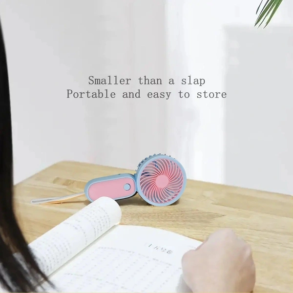 Mini Handheld Fan Portable Rechargeable Mini Fan Easy to Carry, for Home, Office, Travel and Outdoor Use
