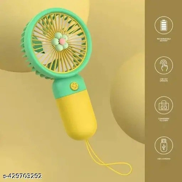 "Mini Stand Fan - Compact and Powerful Cooling"