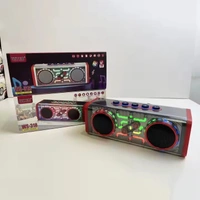 ELECTROPRIME Compatiable for WK D45 10W Dual Speaker Transparent Mecha Bluetooth Speaker