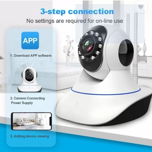  1080P Wifi CCTV Camera indoor Dome Security Surveillance PTZ Wifi Wireless YIIOT IP Camera Colorful In Night