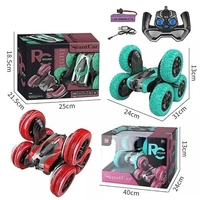 Crizer High-Speed Drift Car – Double-Sided Stunt RC Car with 360° Rotation & LED Lights
