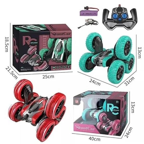 Crizer High-Speed Drift Car – Double-Sided Stunt RC Car with 360° Rotation & LED Lights