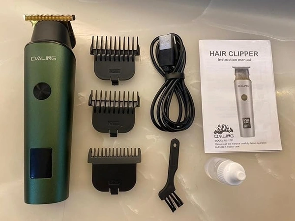 DL-1711 Professional Clipper & trimmer for men - Hair Cutting, Beard Grooming, Rechargeable, Cordless, Adjustable Blade