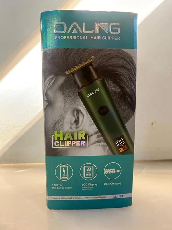 DL-1711 Professional Clipper & trimmer for men - Hair Cutting, Beard Grooming, Rechargeable, Cordless, Adjustable Blade