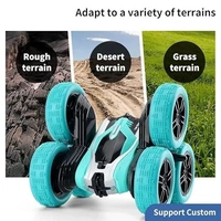 Crizer High-Speed Drift Car – Double-Sided Stunt RC Car with 360° Rotation & LED Lights