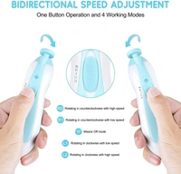 Baby Nail Trimmer New Born with Lights | Electric Baby Nail Cutter 0-6 Months with Multiple Filer Heads Adjustment | New Born Baby Products