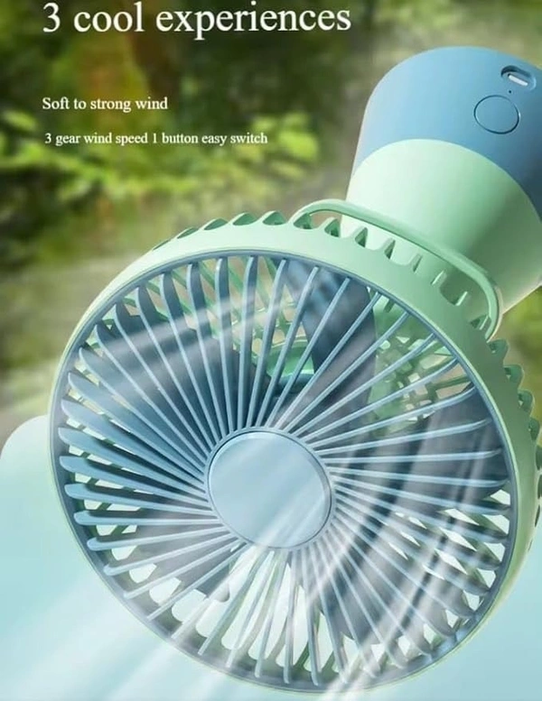 Rechargeable Windmoll Fan with Long Battery Life – Perfect for Summer