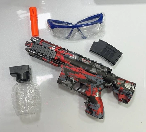 Electric M416 Water Gun Small Balls Blaster, Continuous Shooting, 55 Feet Range, Battery-Powered