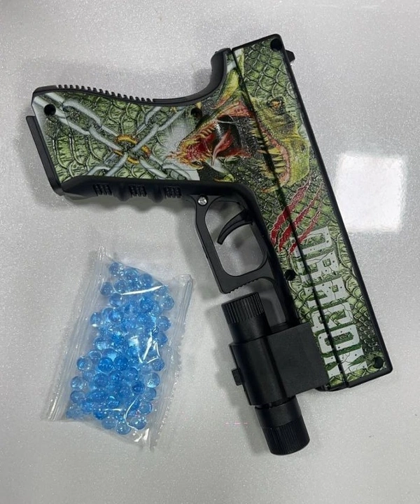 Long-Range Shooting Clock Pistol – Action Toy for Kids & Adults